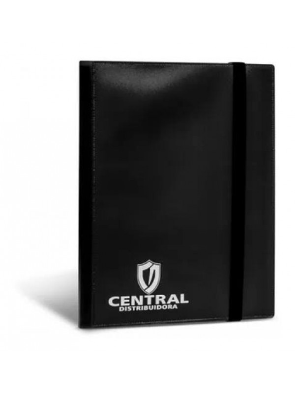 PASTA CENTRAL ALBUM 4 BOLSOS - PRETA