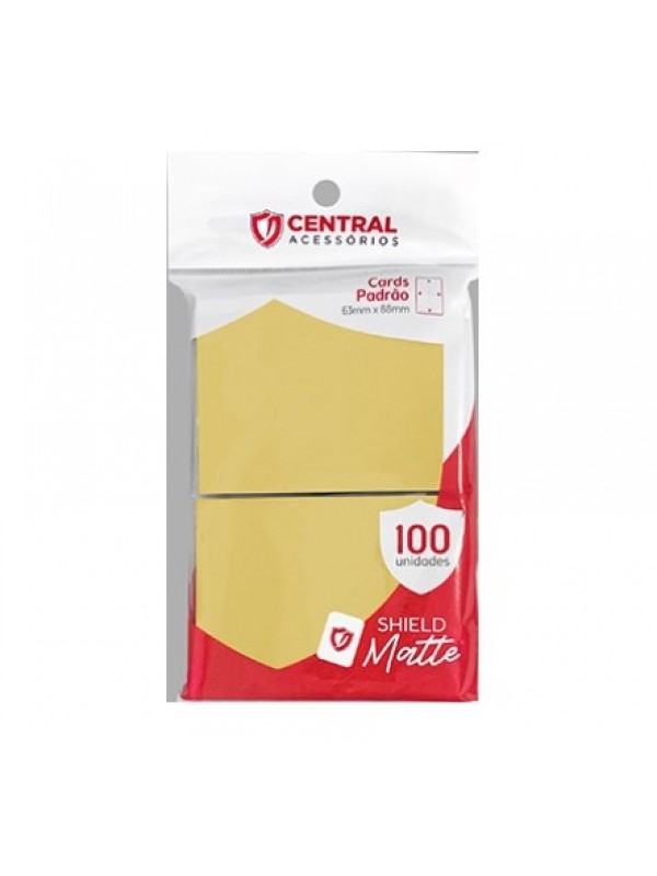 CENTRAL SHIELD MATTE - AMARELO PASTEL
