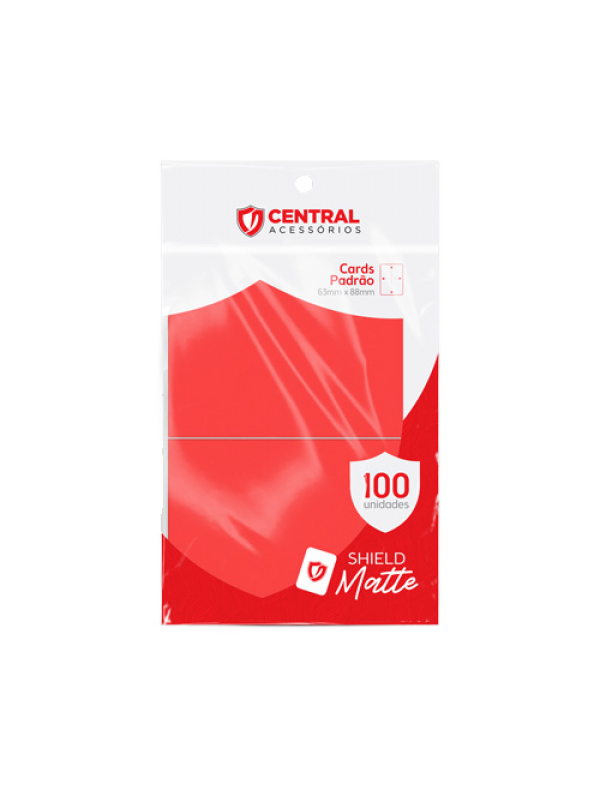 CENTRAL SHIELD MATTE - VERMELHO