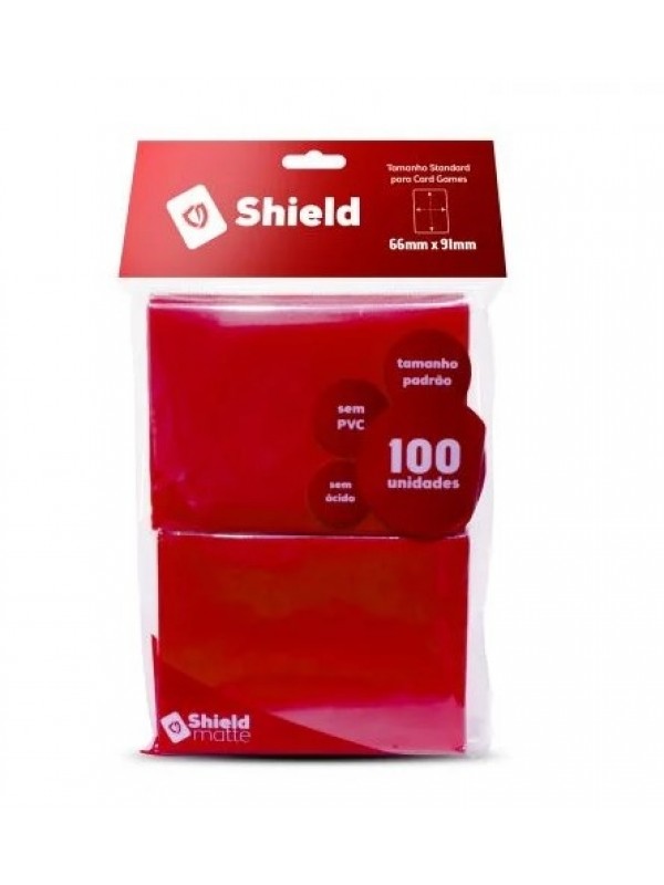 CENTRAL SHIELD MATTE - VERMELHO