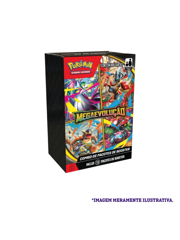 COMBO DE PACOTES DE BOOSTER - MEGAEVOLUÇÃO