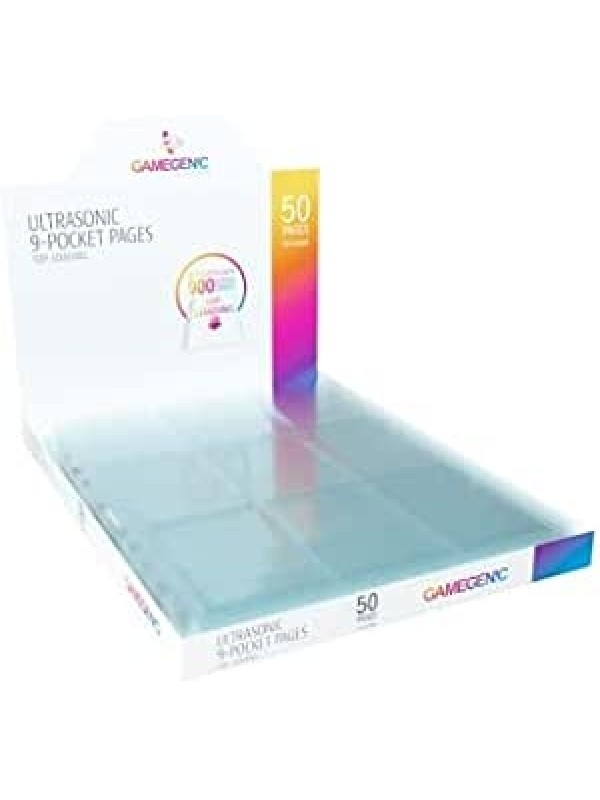 FOLHAS PLASTICAS 9 BOLSOS GAMEGENIC ULTRASONIC