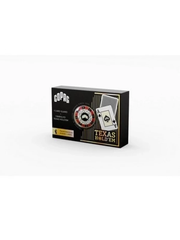 BARALHO TEXAS HOLDEM COM CARD GUARD