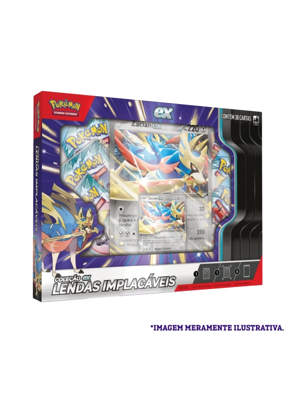 Box Lendas Implacáveis Zacian ex