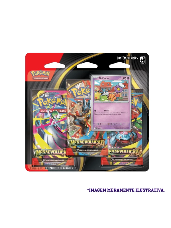 BLISTER TRIPLO - MEGAEVOLUCAO