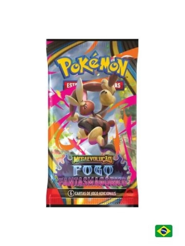 Booster Avulso - Megaevolução 2 - Fogo Fantasmagórico