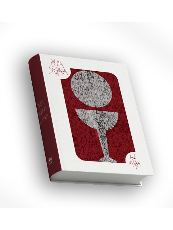 BIBLIA SAGRADA COM LANTEJOULA BRANCA