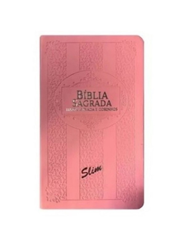 BIBLIA SAGRADA SLIM - ROSA