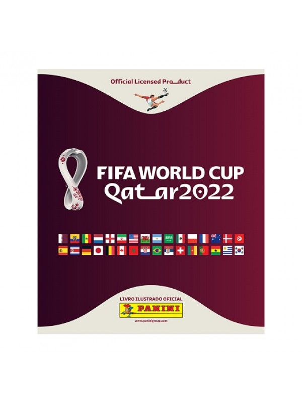 Álbum Capa Brochura Copa Do Mundo Qatar 2022