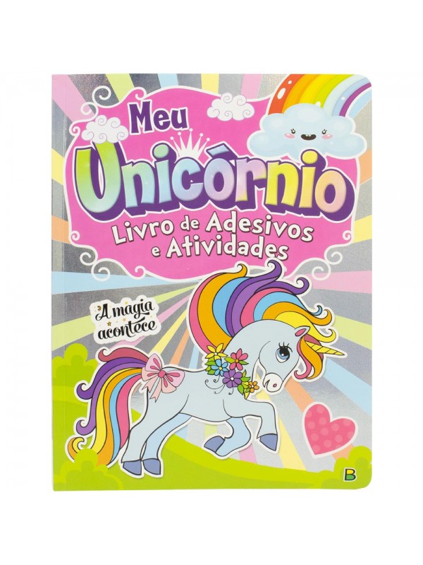 Meu Unicórnio... Livro de Adesivos e Atividades