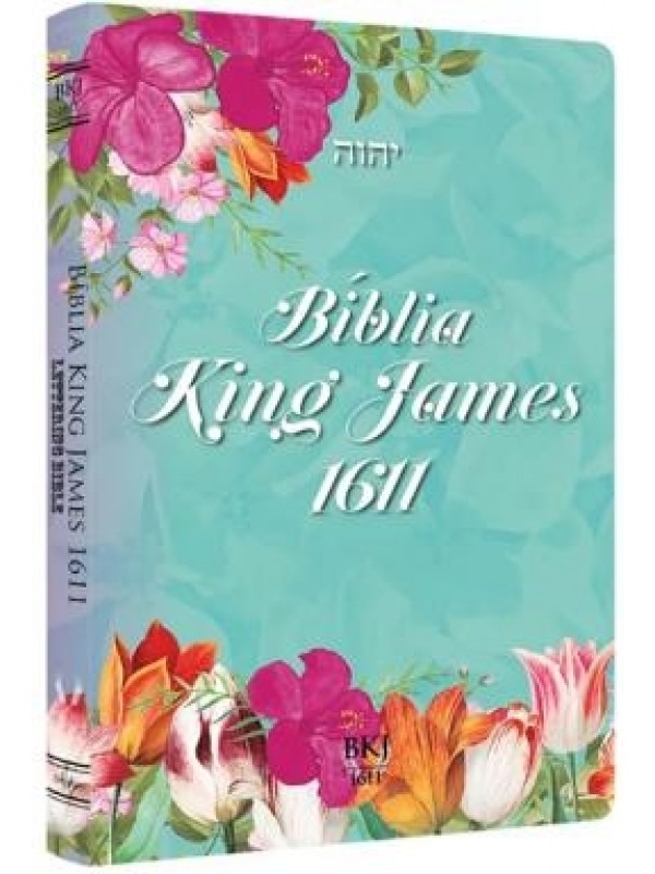 BIBLIA KING JAMES 1611 ULTRAFINA LETTERING BIBLE - FEMININA TIFFANY