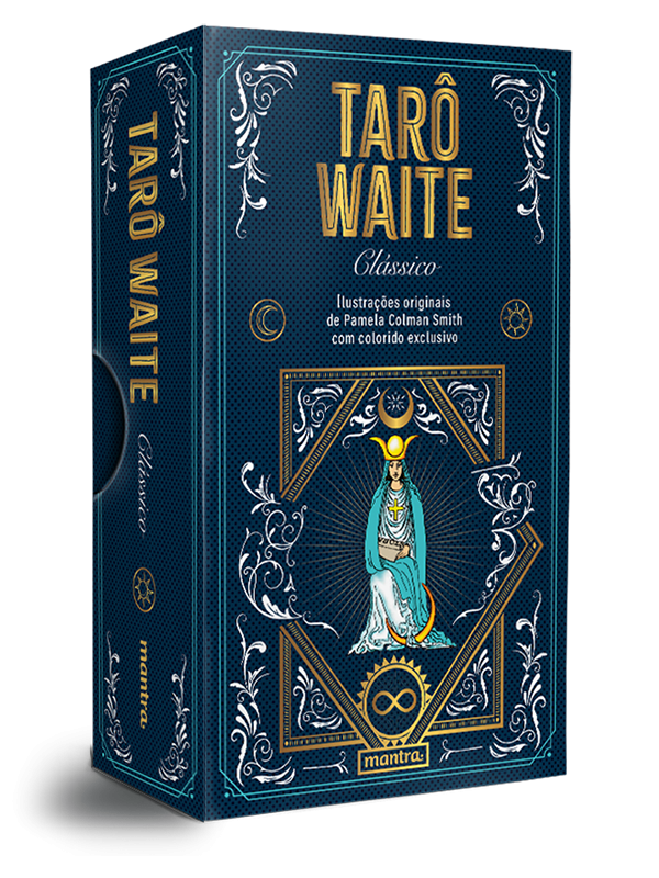 Tarô waite clássico – Deck com 78 cartas ilustradas por Pamela Colman Smith