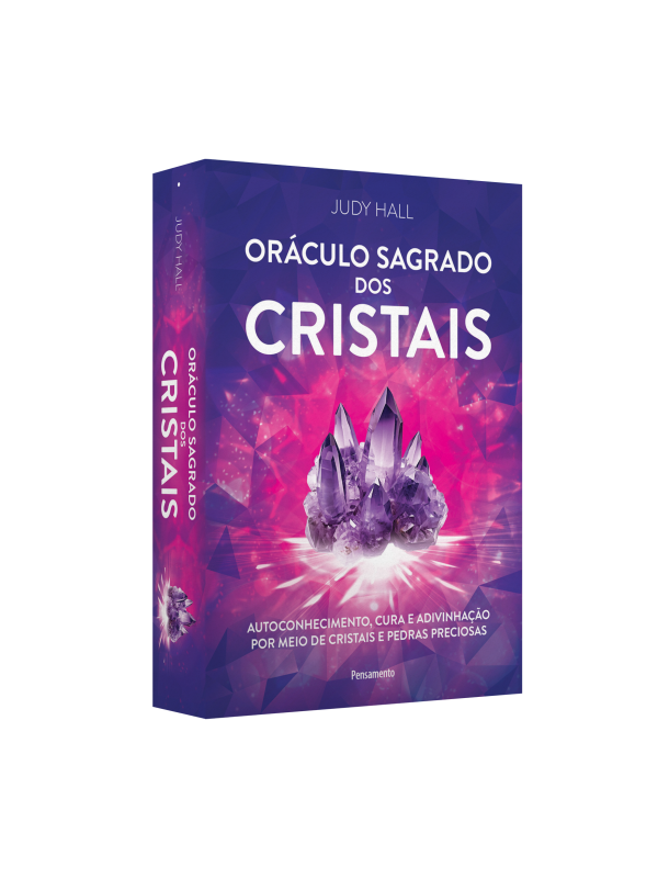 Oráculo sagrado dos cristais - Caixa com livro + 50 cartas