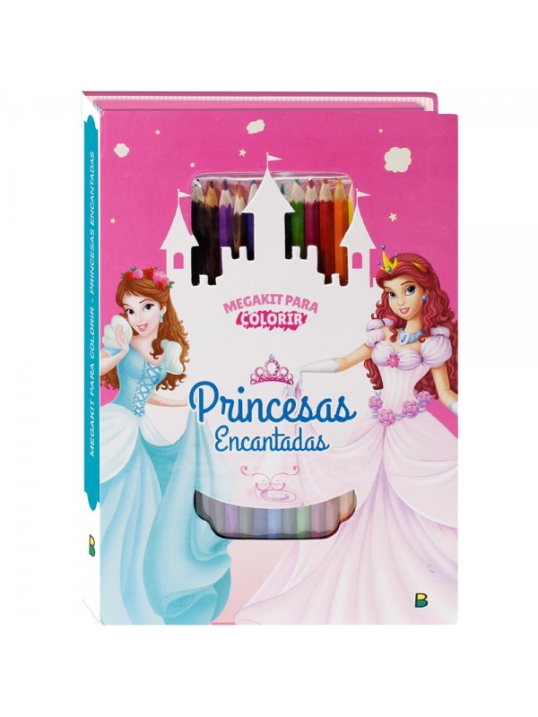 Megakit para Colorir: Princesas Encantadas