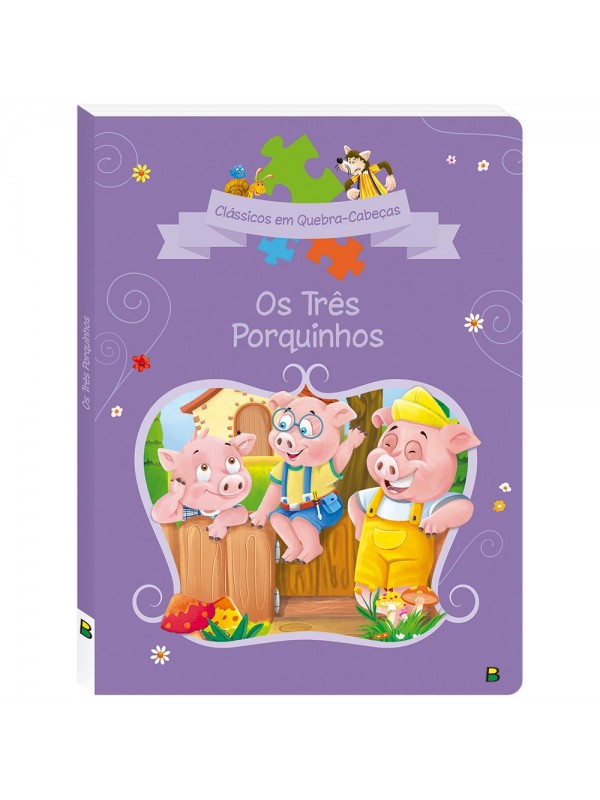 Clássicos em Quebra-Cabeças: Os Três Porquinhos