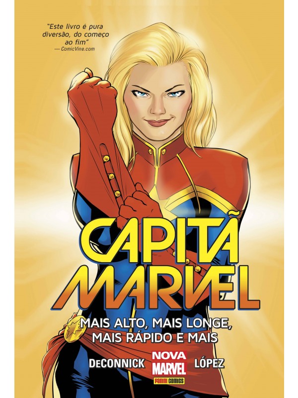Capitã Marvel: Mais Alto, Mais Longe, Mais Rápido E Mais