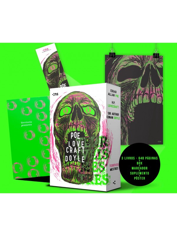 Box Terríveis Mestres (3 livros + pôster + suplemento)