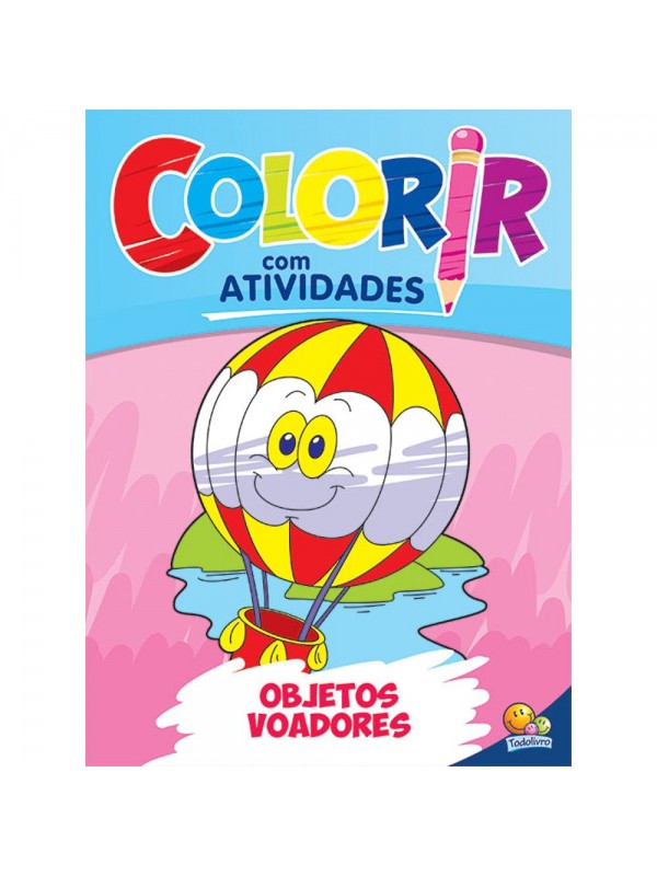 Colorir com Atividades: Objetos Voadores
