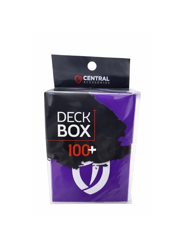 DECK BOX CENTRAL COMMANDER - ROXO