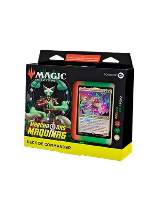 DECK COMMANDER MARCHA DAS MAQUINAS - PEDIDO DE APOIO
