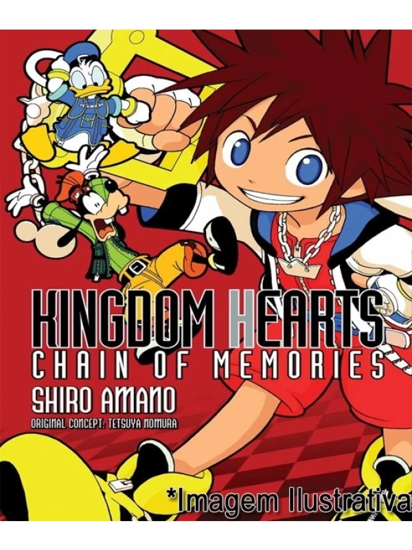 COLEÇÃO KINGDOM HEARTS - CHAIN OF MEMORIES - VOL 01 E 02