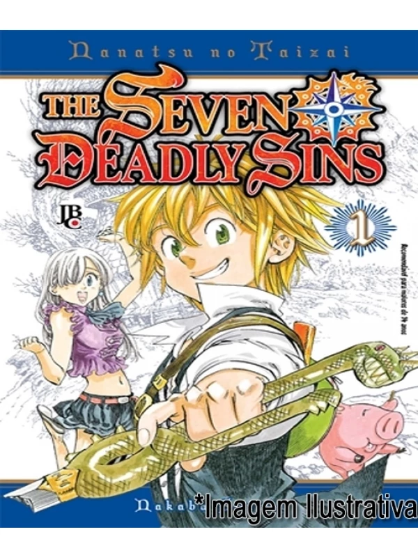 COLEÇÃO THE SEVEN DEADLY SINS - Nanatsu no Taizai - VOL 1 AO 16 - FALTANDO 11 E 15