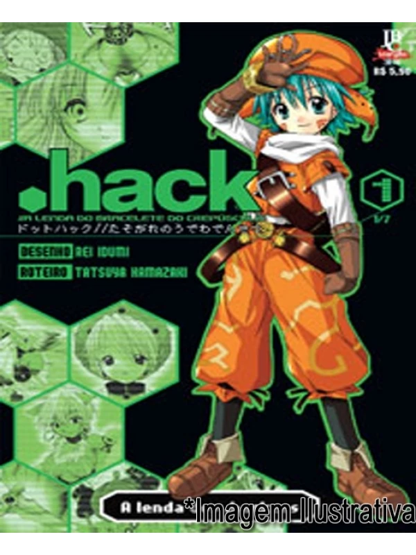 COLEÇÃO .HACK - A LENDA DO BRACELETE CREPUSCULO - VOL 01 AO 07