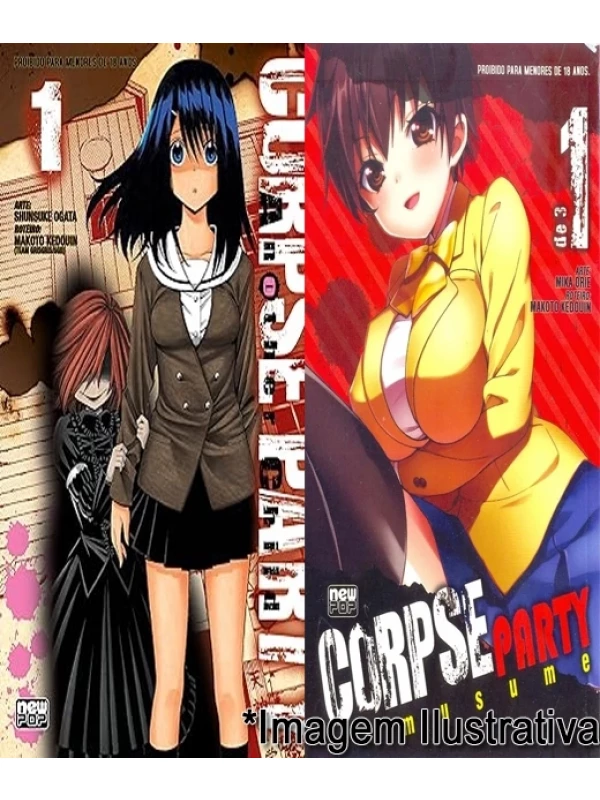 COLEÇÃO CORPSE PARTY - ANOTHER CHILD E MUSUME - 6 VOLUMES
