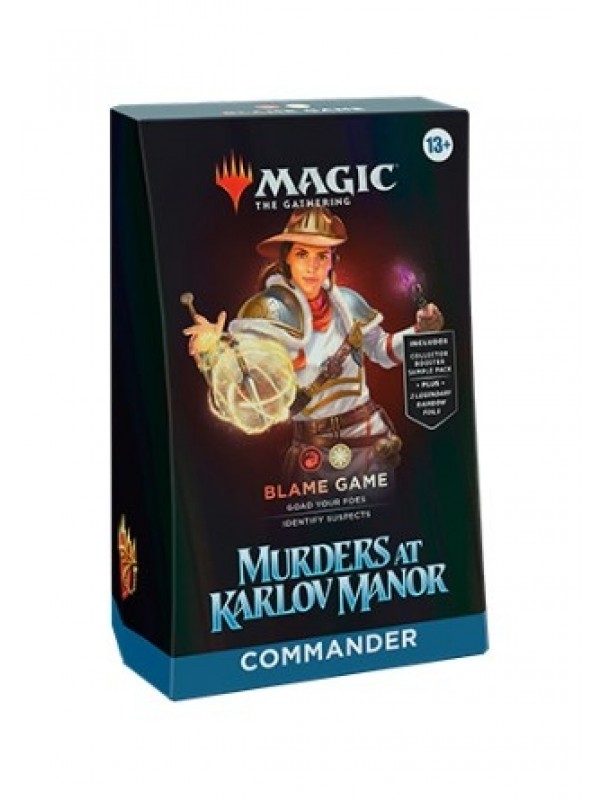 DECK COMMANDER - ASSASSINATO NA MANSAO KARLOV - BLAME GAME OU DEADLY DESGUISE
