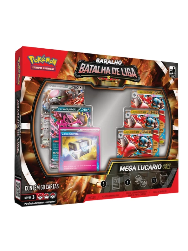 DECK DE BATALHA DE LIGA - MEGA LUCARIO EX
