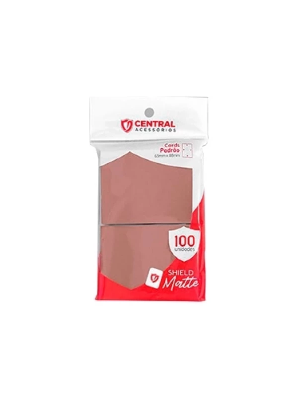 CENTRAL SHIELD MATTE - MARROM PASTEL