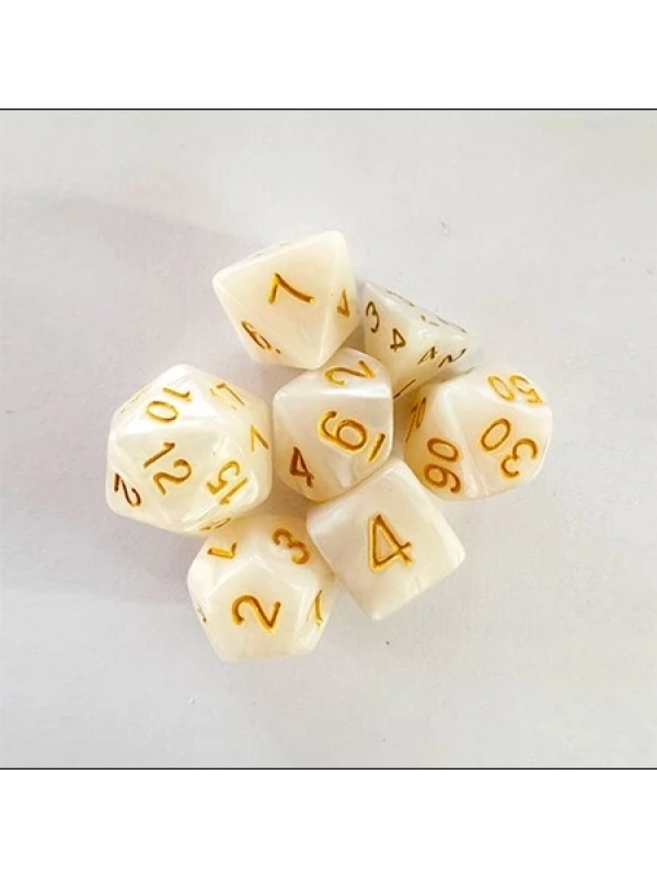CONJUNTO DE DADOS CENTRAL PEROLIZADO - BRANCO E DOURADO
