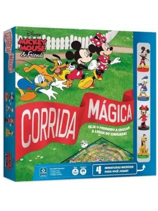 Corrida Mágica Disney Mickey Mouse e Amigos