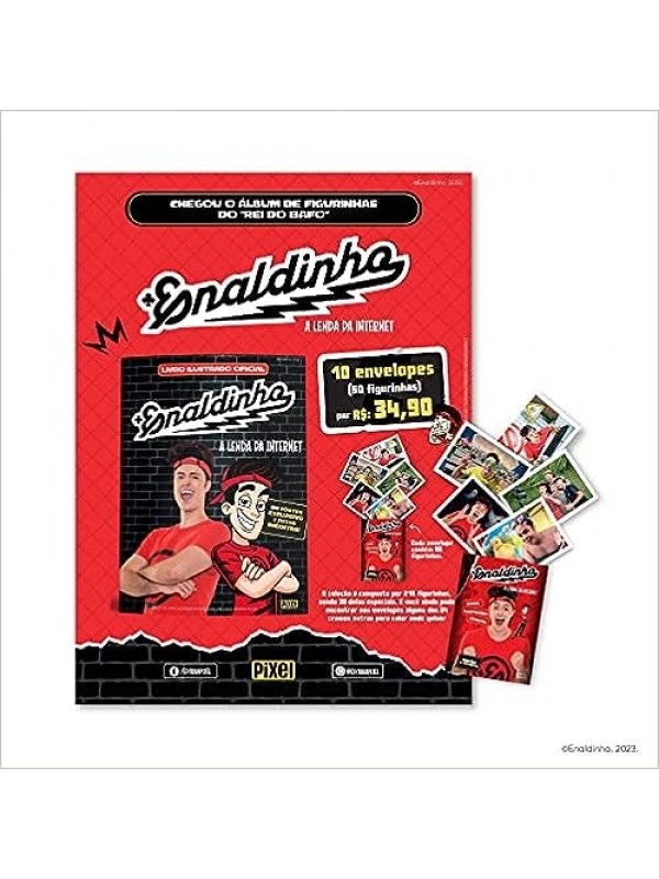 PACK COM 50 FIGURINHAS DO ALBUM DO ENALDINHO