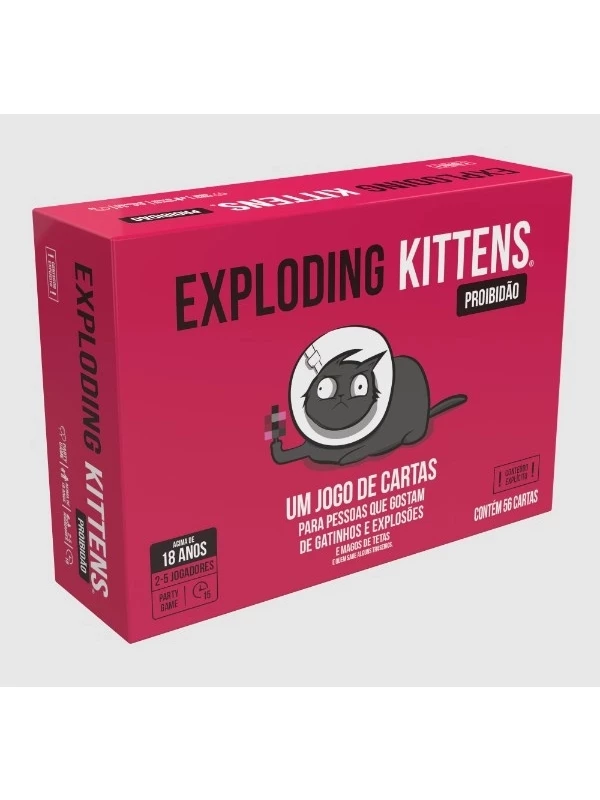 EXPLODING KITTENS PROIBIDAO - NOVA EDIÇÃO