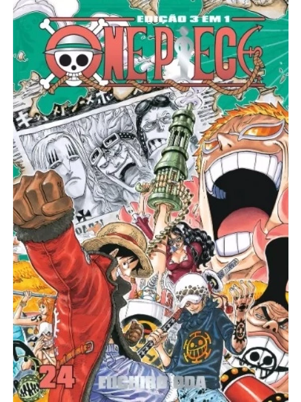 One Piece 3 Em 1 Vol. 24