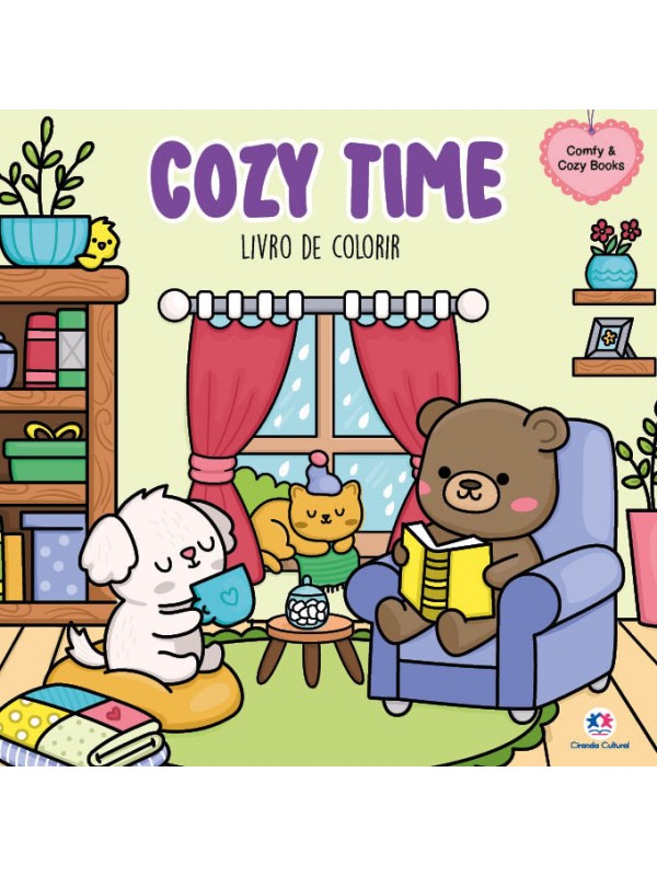 Cozy time - Livro de colorir
