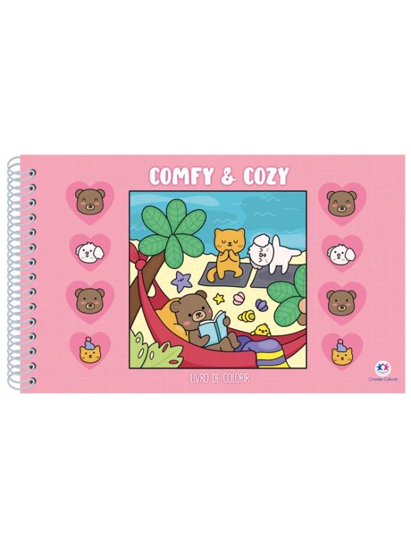 Comfy and Cozy Pink - Para Colorir