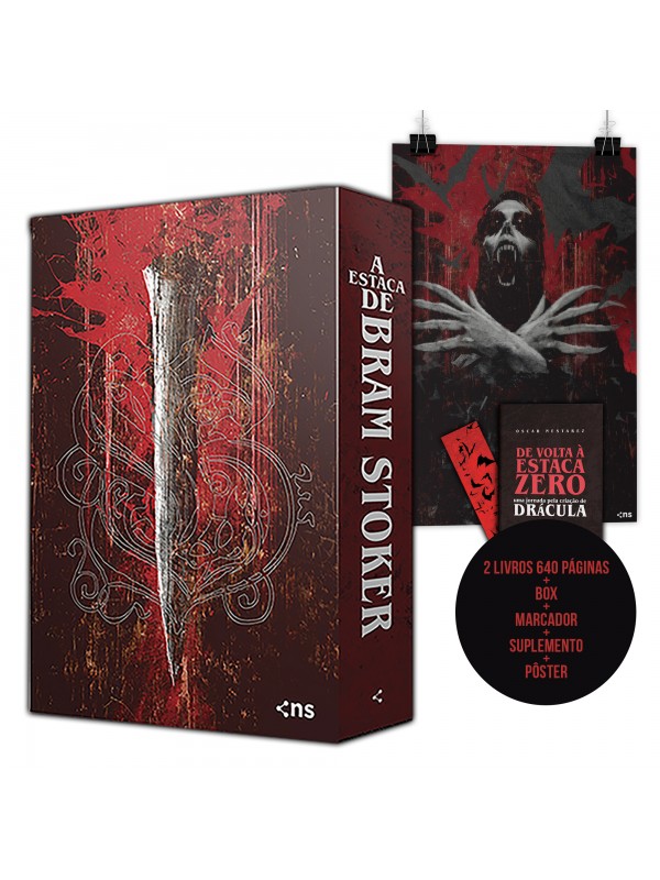 Box Drácula - A estaca de Bram Stoker