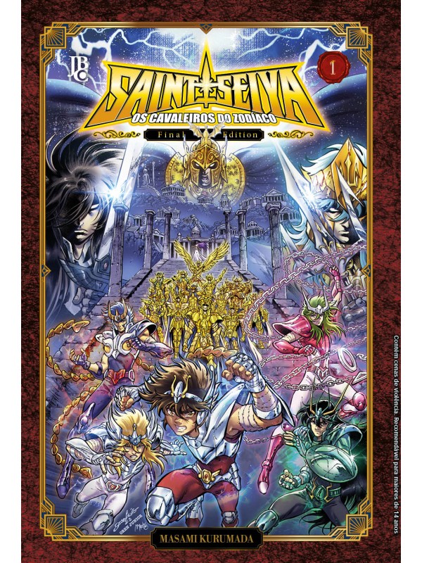 Cavaleiros do Zodiaco Saint Seiya Final Edition Vol. 01 (Sobrecapa Variante)