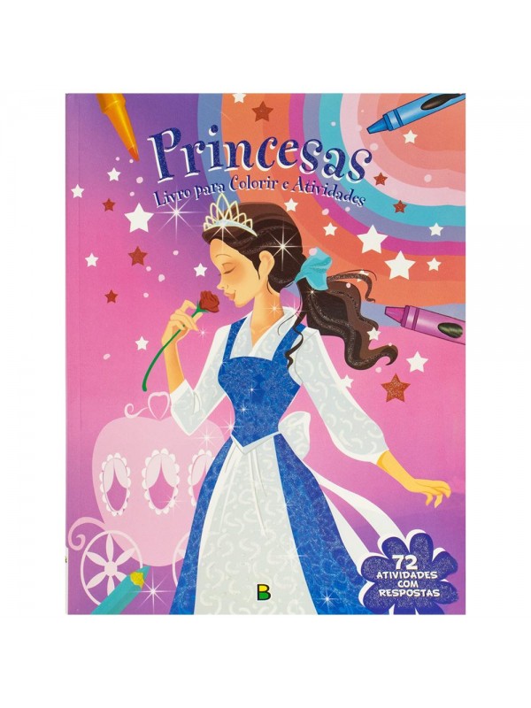 Livro para Colorir e Atividades: Princesas