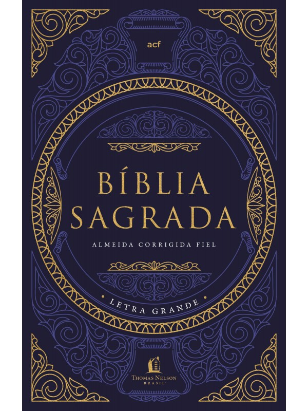 Bíblia Tesouro Sagrado, ACF, Capa Dura, Letra Grande, Leitura Perfeita