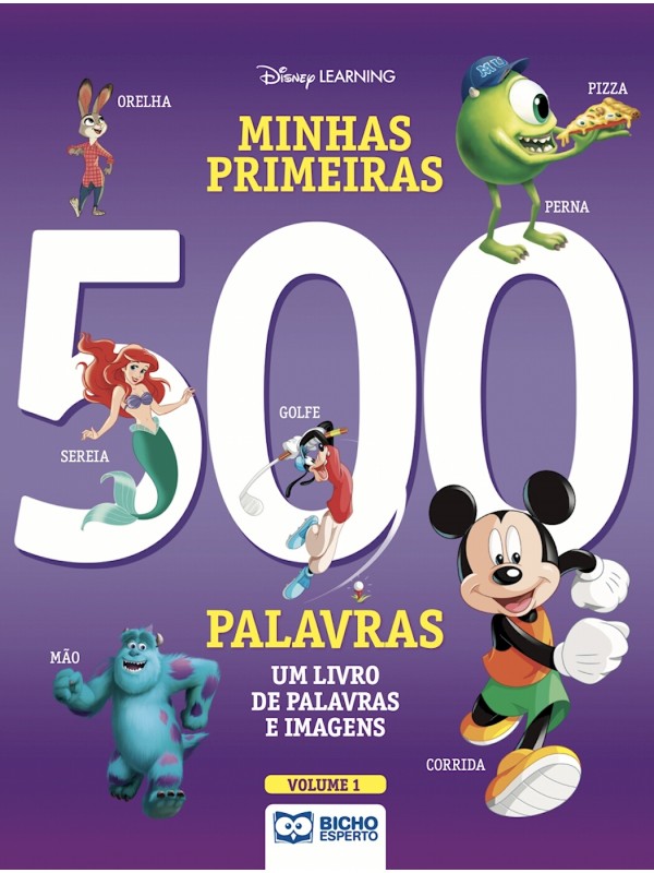 Minhas Primeiras 500 Palavras - Disney - Volume 1