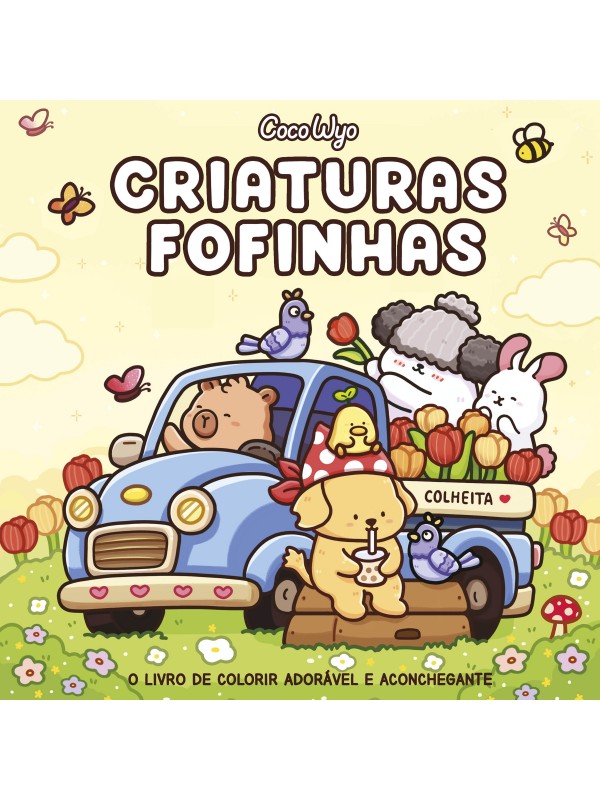Criaturas fofinhas (Cozy Cuties) – livro de colorir Coco Wyo