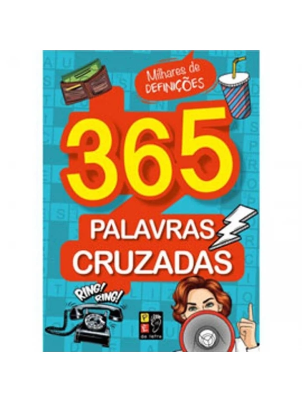365 Palavras Cruzadas - Capa Azul Claro