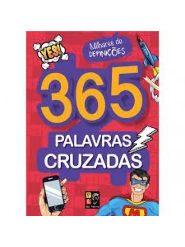 365 Palavras Cruzadas - Capa Vermelha