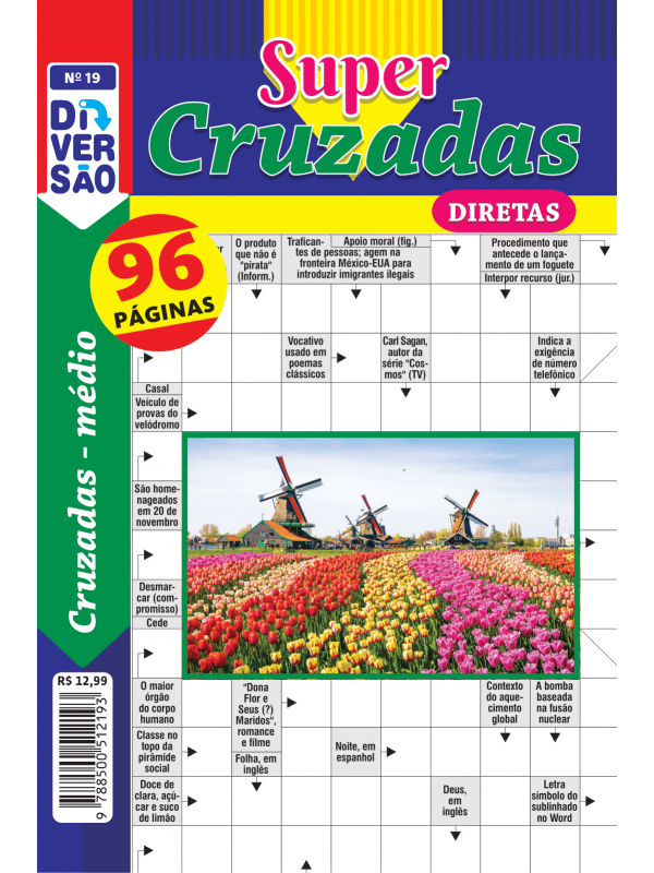 Livro Coquetel Diversão Super Cruzadas Diretas Ed 19