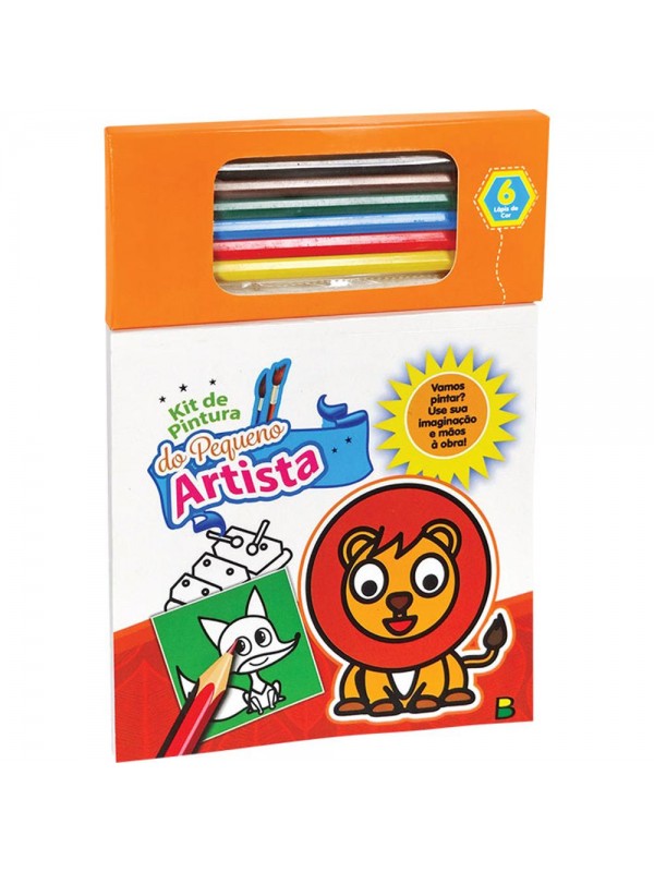 Kit de Pintura do Pequeno Artista: Laranja