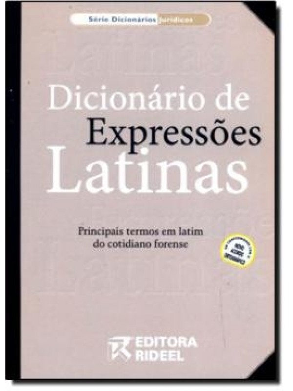 DICIONARIO DE EXPRESSOES LATINAS