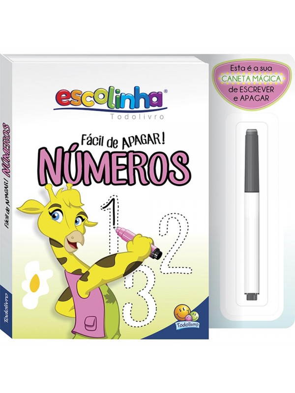 Fácil de Apagar: Números (Escolinha Todolivro)